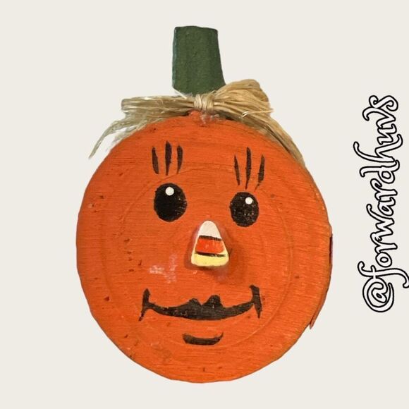 Bundle Sale 3 for $15 | Hand Crafted Pumpkin Brooch - Picture 4 of 8